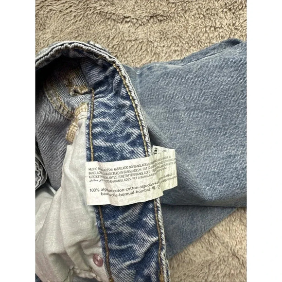 Stradivarius Mom Petite Jeans High Rise Button Fly Vintage Women's US 6 New - Picture 9 of 16